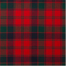 Robertson Red Modern 10oz Tartan Fabric By The Metre